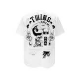 Twins Special White Muay Thai T-Shirt 02 Twins Special White Muay Thai T-Shirt 02