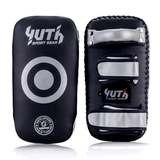 Yuth Black-Silver Muay Thai Kick Pads Yuth Black-Silver Muay Thai Kick Pads