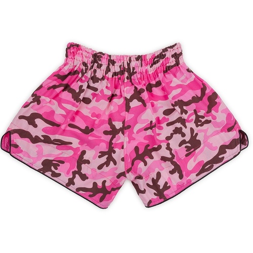  Boon Sport Muay Thai Shorts / Retro / Pink Camo