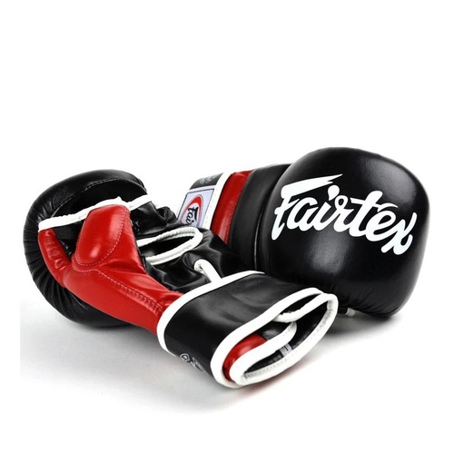 Fairtex FGV18 Black & Red MMA Super Sparring Gloves | TBS