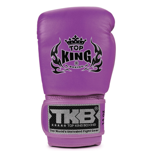 Top King Boxing Gloves / Double Lock / Purple