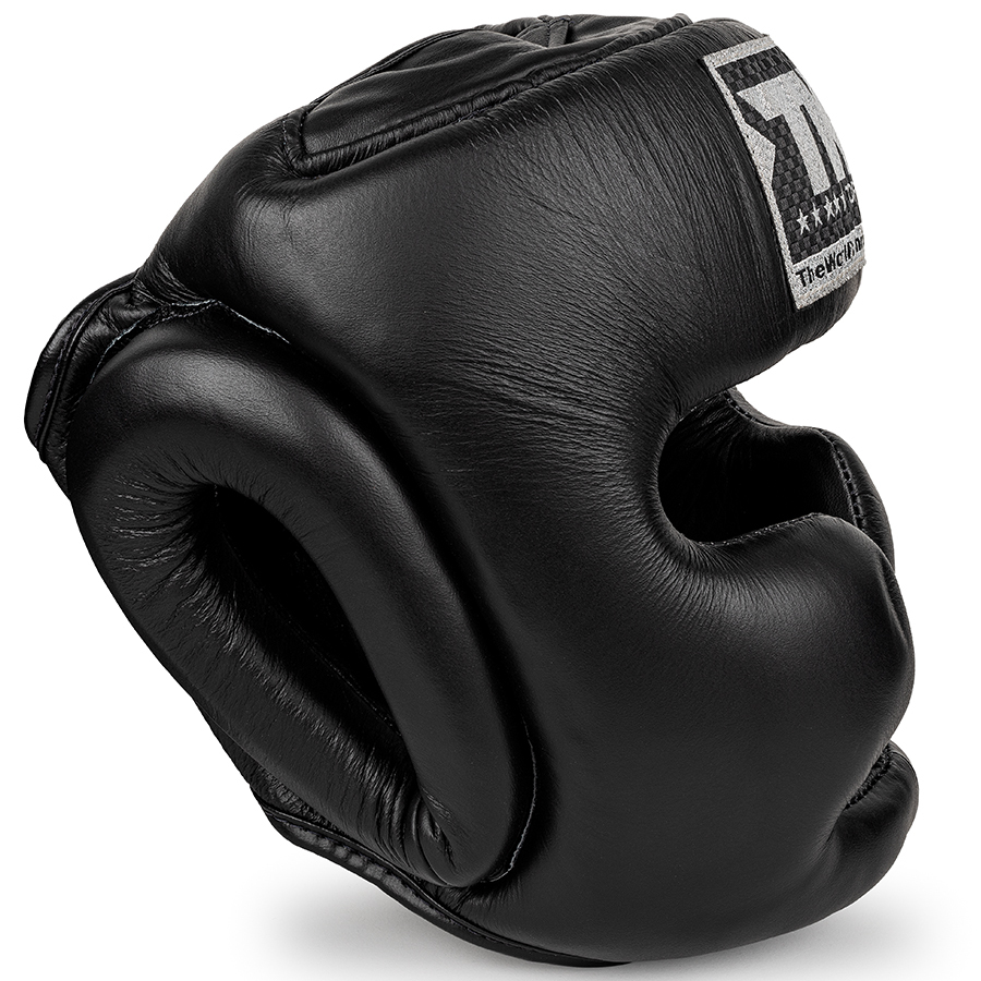 Top King Boxing Head Guard / Full Face / Black