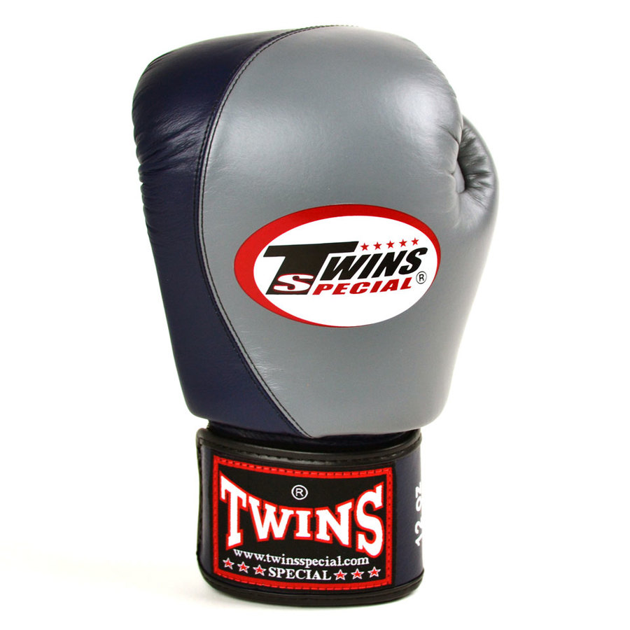 Download Twins Boxing Gloves / Pro 2-Tone / Grey-Navy Blue