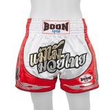 Boon Sport MT39 Red & White Muay Thai Shorts Boon Sport MT39 Red & White Muay Thai Shorts
