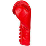 Fairtex BGL6 Red Leather Lace Up Muay Thai Gloves Fairtex BGL6 Red Leather Lace Up Muay Thai Gloves