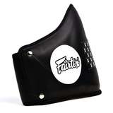 Fairtex BPV1 Black Leather Muay Thai Belly Pad Fairtex BPV1 Black Leather Muay Thai Belly Pad