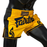 Fairtex BS1701 Yellow Muay Thai Shorts Fairtex BS1701 Yellow Muay Thai Shorts