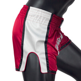 Fairtex BS1704 Red & White Muay Thai Shorts Fairtex BS1704 Red & White Muay Thai Shorts