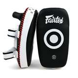 Fairtex KPLC5 Black-White Light Weight Muay Thai Kick Pads Fairtex KPLC5 Black-White Light Weight Muay Thai Kick Pads