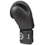 King Pro Black Leather Muay Thai Gloves King Pro Black Leather Muay Thai Gloves