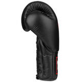 Twins BGLL1 Black Lace-up Muay Thai Boxing Gloves Twins BGLL1 Black Lace-up Muay Thai Boxing Gloves