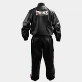 Twins VSS2 Black Vinyl Muay Thai Sweat Suit Twins VSS2 Black Vinyl Muay Thai Sweat Suit