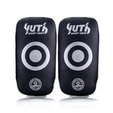 Yuth Black-Silver Muay Thai Kick Pads Yuth Black-Silver Muay Thai Kick Pads