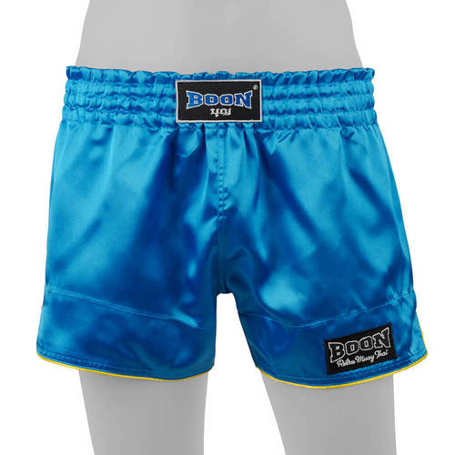 Boon Sport Muay Thai Shorts / Retro / Light Blue