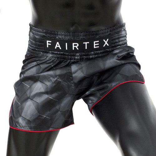 Fairtex Muay Thai Shorts / Slim Cut / Black Stealth