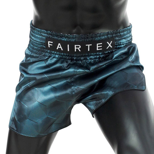 Fairtex Muay Thai Shorts / Slim Cut / Green Stealth