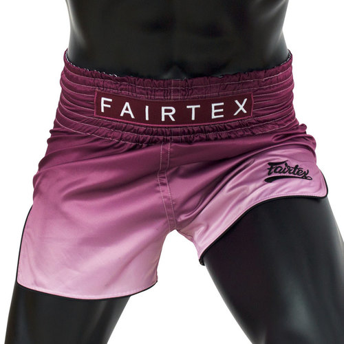 Fairtex Muay Thai Shorts / Slim Cut / Maroon Fade
