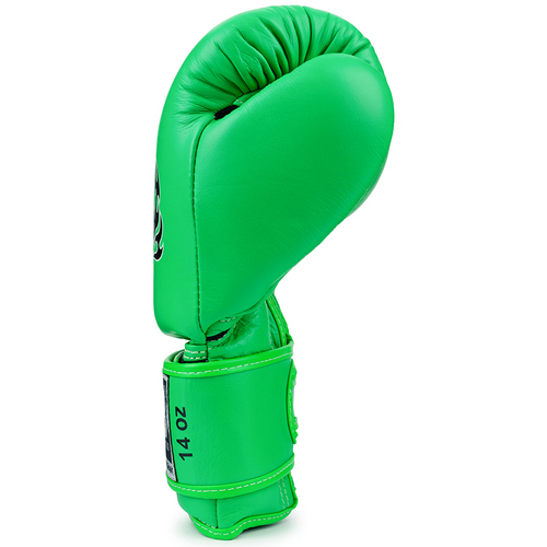 Top King Boxing Gloves / Double Lock Air / Lime Green