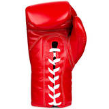 Fairtex Red BGL6 Leather Lace Up Muay Thai Gloves | TBS