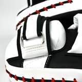 Fairtex FMV13 Black-White Muay Thai Hybrid Focus Mitts Fairtex FMV13 Black-White Muay Thai Hybrid Focus Mitts