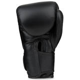 Topking Black Super Leather Muay Thai Gloves Topking Black Super Leather Muay Thai Gloves