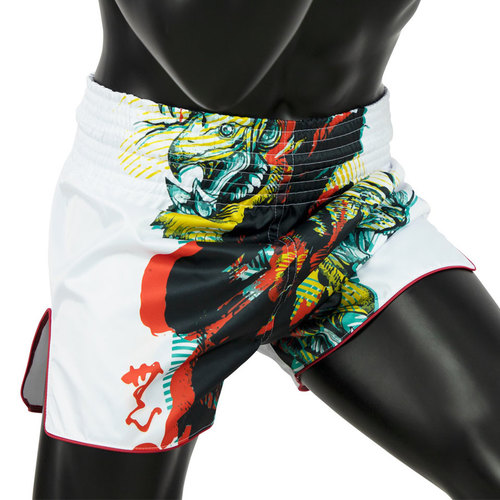 Fairtex Muay Thai Shorts / Slim Cut / Satoru White