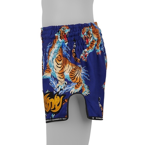 Raja Muay Thai Shorts / R114 / Blue Tiger