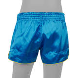 Boon Sport Light Blue Retro Muay Thai Shorts Boon Sport Light Blue Retro Muay Thai Shorts