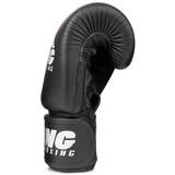King Pro Black Leather Muay Thai Gloves King Pro Black Leather Muay Thai Gloves