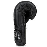 Topking Black Super Leather Muay Thai Gloves Topking Black Super Leather Muay Thai Gloves