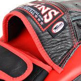 Twins PML21 Red & Black Hybrid Muay Thai Focus Mitts Twins PML21 Red & Black Hybrid Muay Thai Focus Mitts