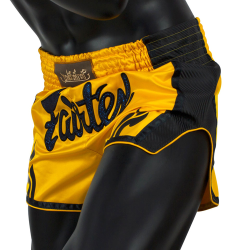 Fairtex Muay Thai Shorts / Slim Cut / Yellow