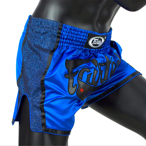 Fairtex Muay Thai Shorts / Slim Cut / Royal Blue