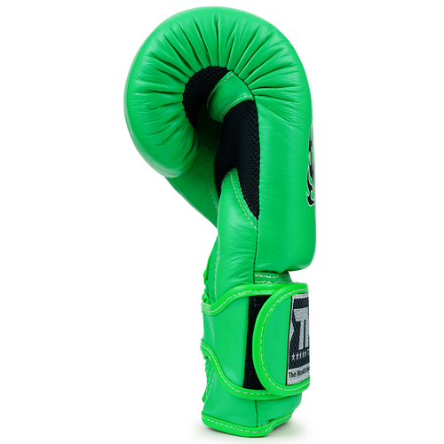 Top King Boxing Gloves / Double Lock Air / Lime Green