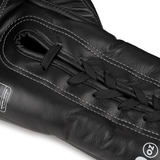 Twins BGLL1 Black Lace-up Muay Thai Boxing Gloves Twins BGLL1 Black Lace-up Muay Thai Boxing Gloves
