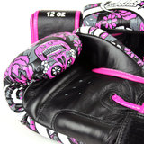 Twins FBGVL3-52 Pink Skull Muay Thai Gloves Twins FBGVL3-52 Pink Skull Muay Thai Gloves