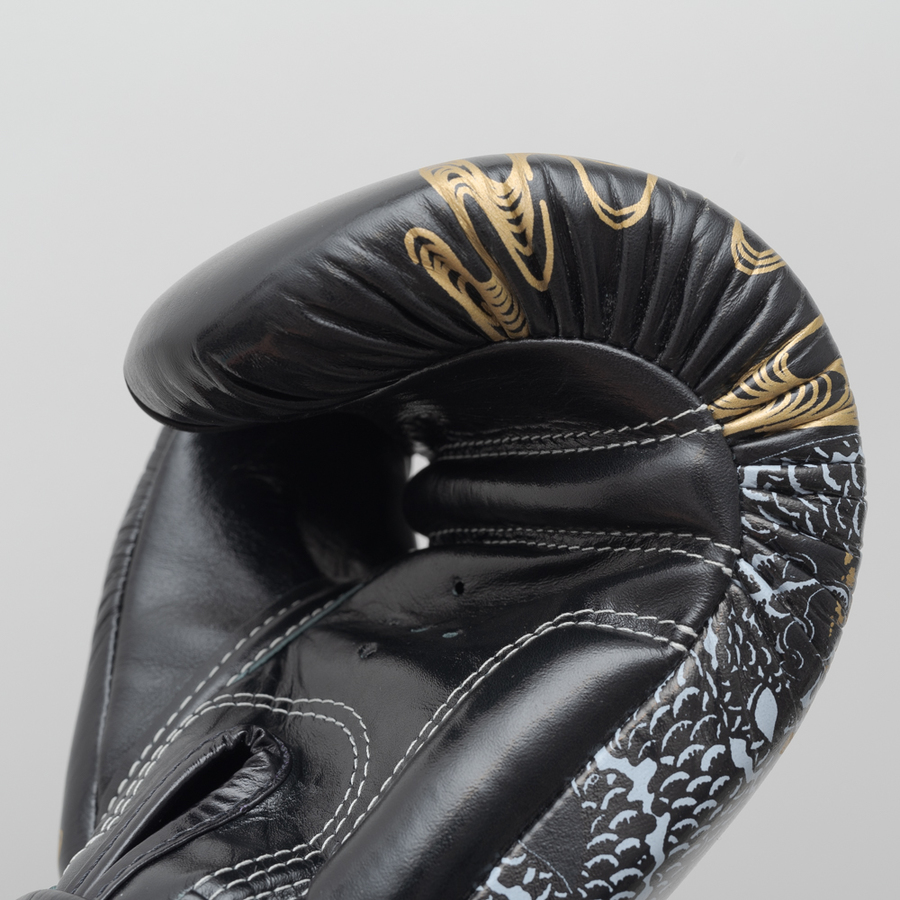 Fairtex BGV26 Harmony Six Boxing Gloves Black/Gold 